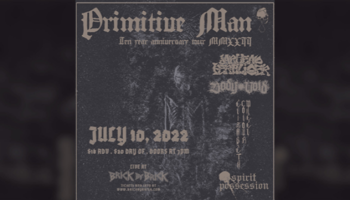 Primitive Man with special guests at Brick by Brick