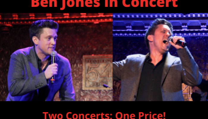 Ben Jones: Two Concerts, One Price!
