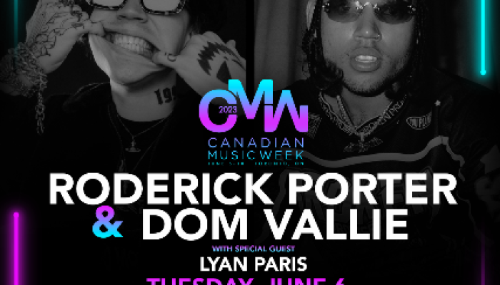 CMW Presents: Roderick Porter & Dom Vallie